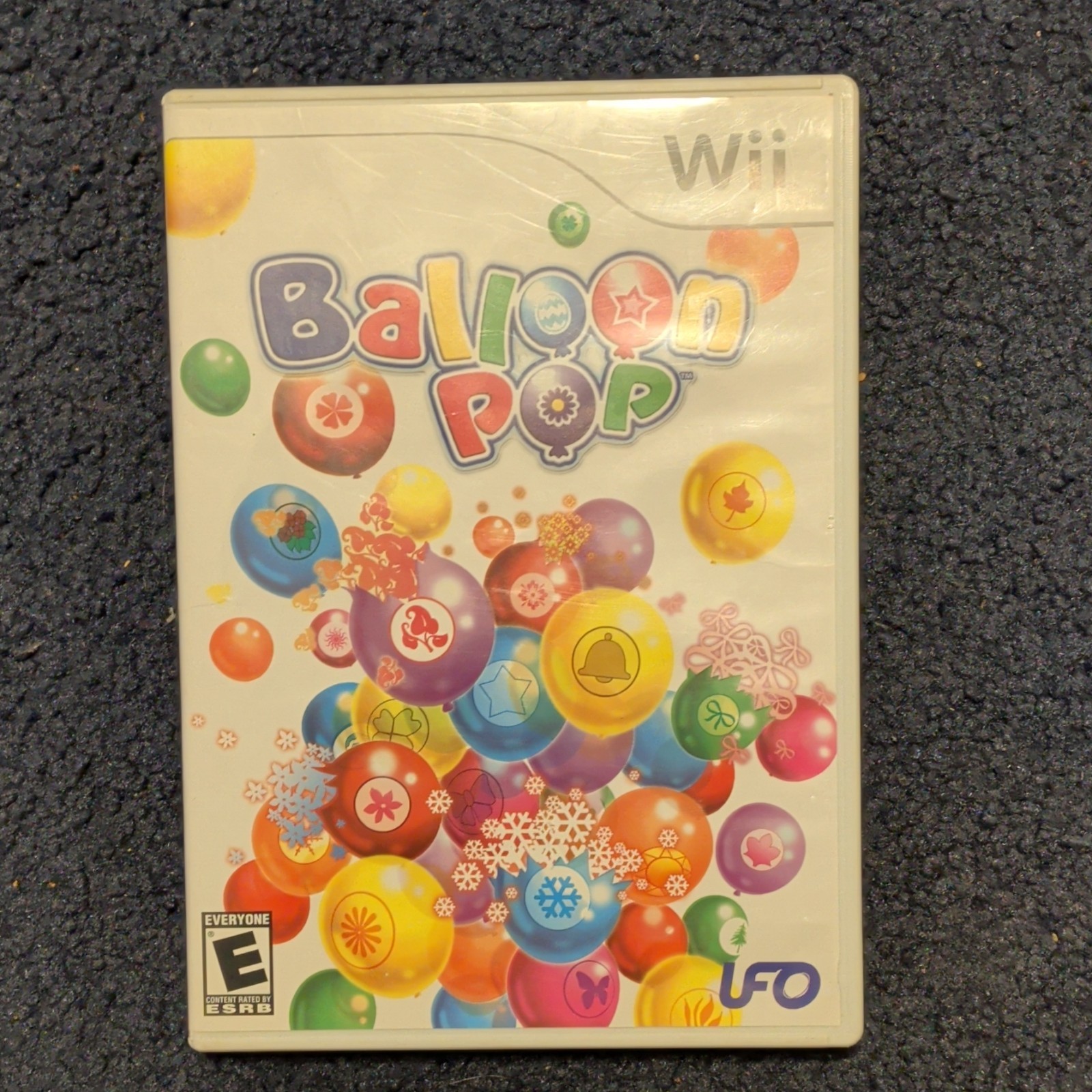 UFO Interactive Games Balloon Pop Nintendo Wii Puzzle Multiplayer NTSC