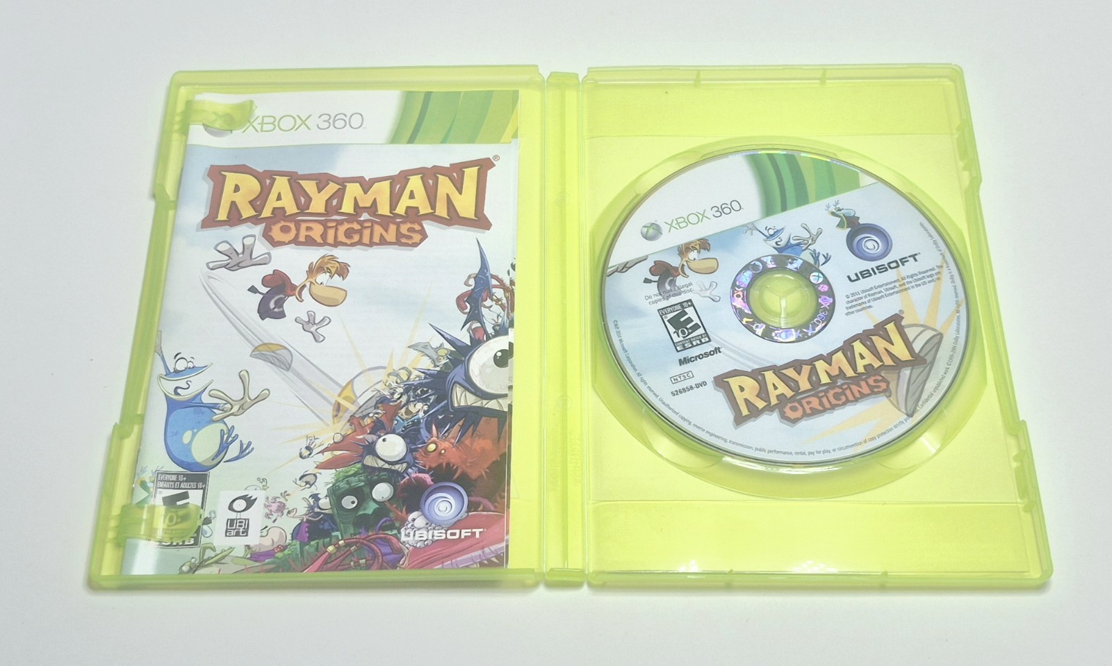 Rayman Origins (Microsoft Xbox 360, 2011) CIB COMPLETE ☆tested☆
