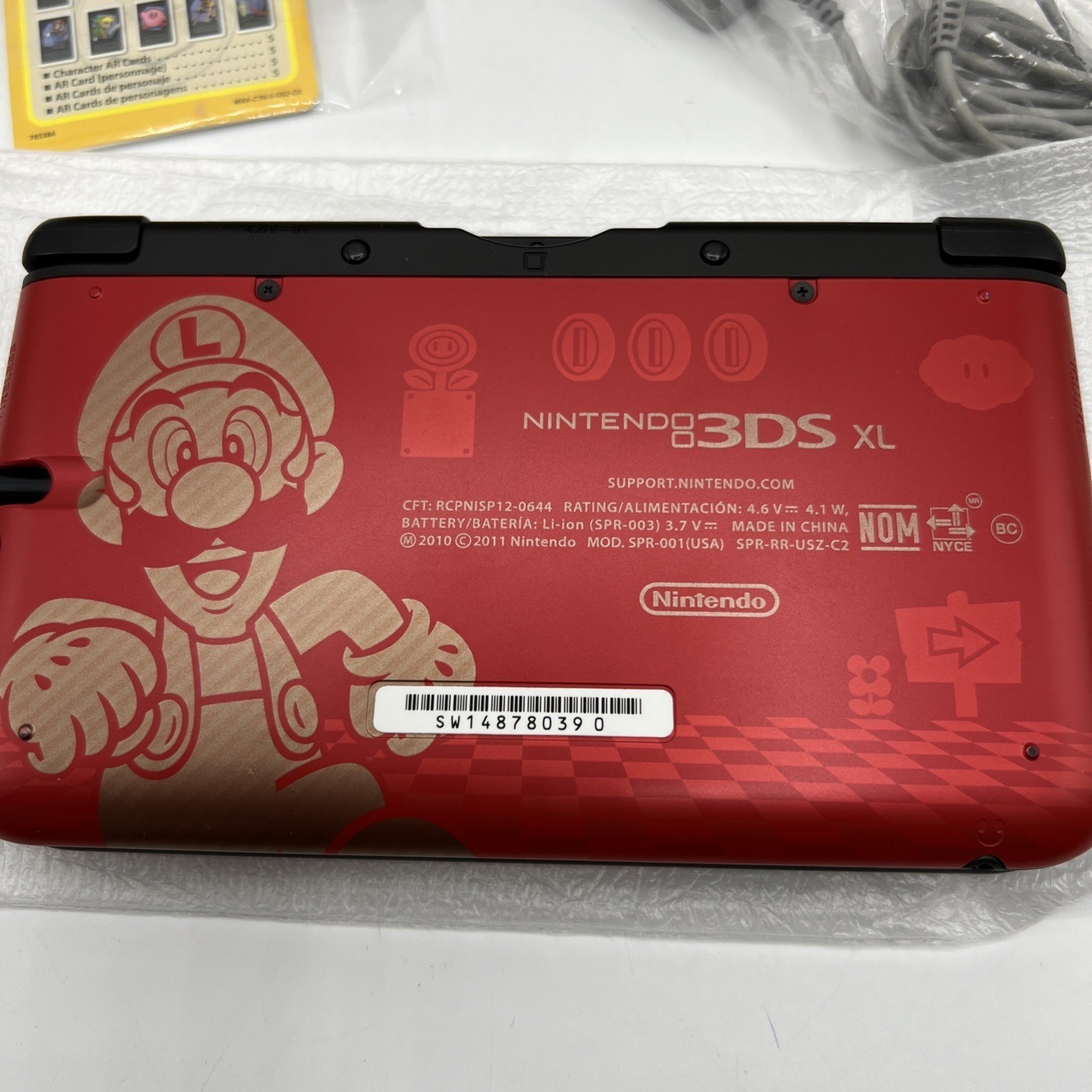 Nintendo 3DS XL Limited Edition 1GB Red Handheld System
