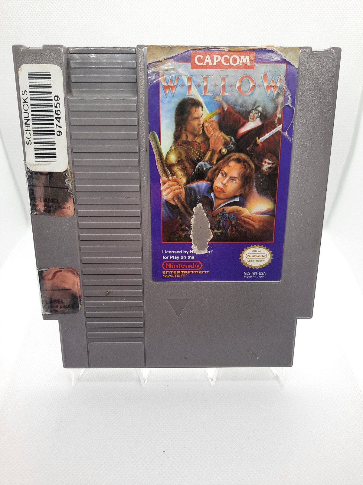 Willow NES Nintendo Entertainment System Capcom Cartridge Tested Working + Case