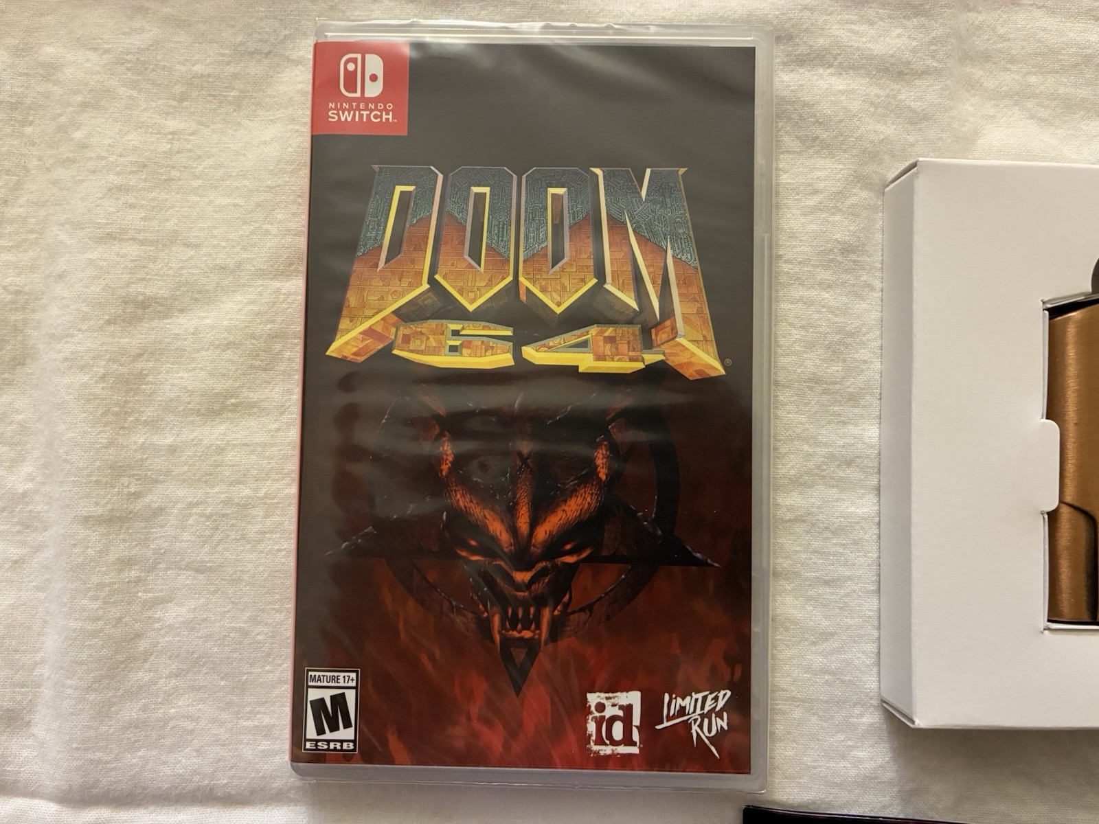 Doom 64 Limited Run No 81 (Nintendo Switch, 2021) OPENED Never played COMPLETE