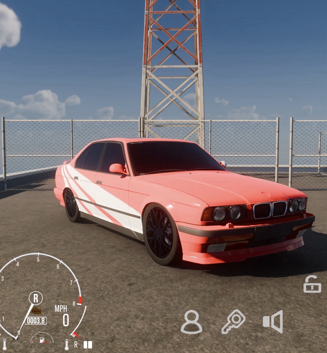 Car Racing/Driving Video Game Screenshots – Multiple Vehicles & Garage Scenes
