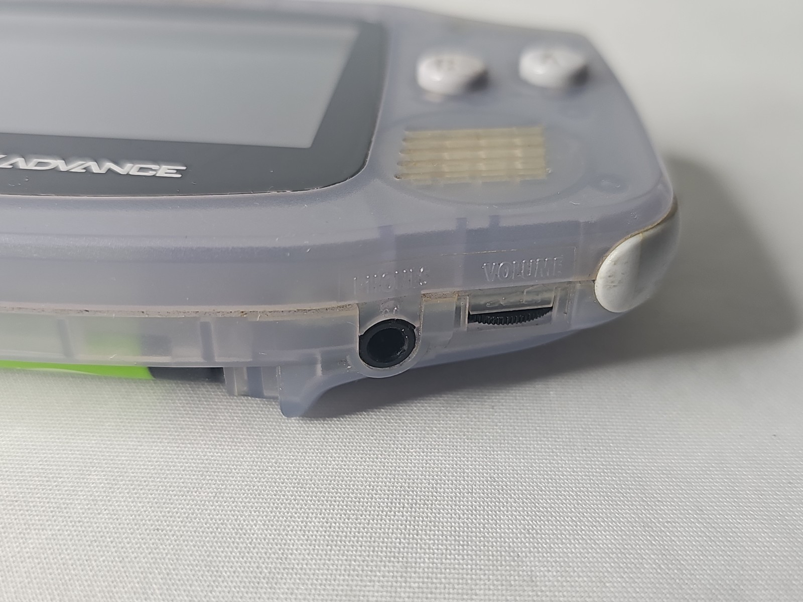 Nintendo Game Boy Advance Handheld Gaming Console Clear Glacier Gray | AGB-001