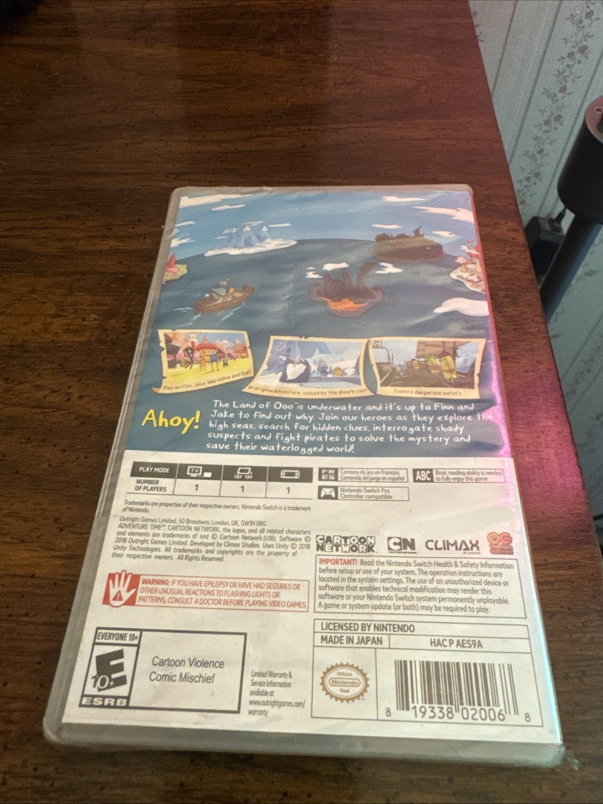 Adventure Time: Pirates of the Enchiridion Nintendo Switch, 2018, Sealed