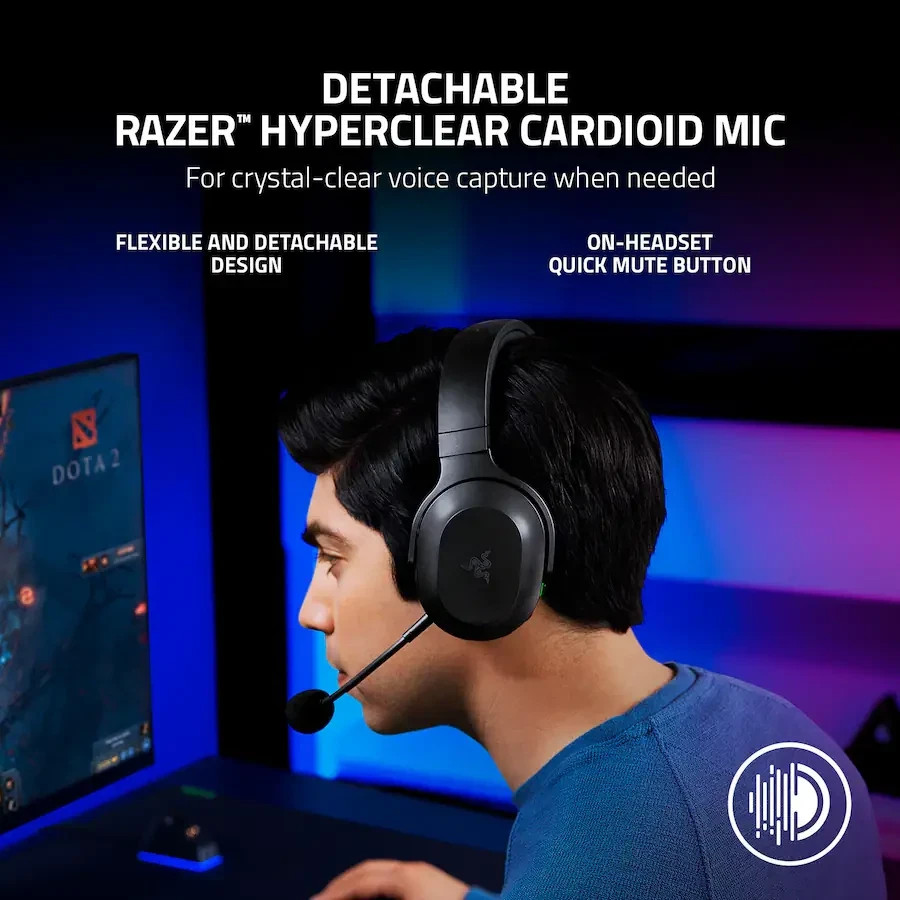 Razer Barracuda X 2022 Wireless Gaming Headset for PC & Console – Open Box