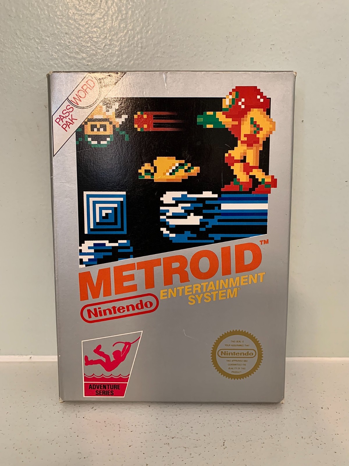 Nintendo NES Metroid 5 Screw Hangtab 1st Print CIB Complete In Box Original 1987