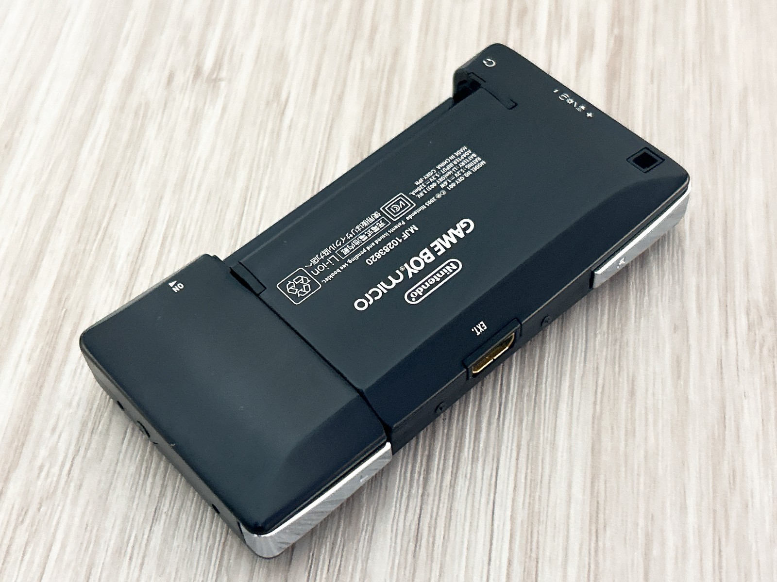 Nintendo GameBoy Micro Black Console Tested w/ Charger – Great
