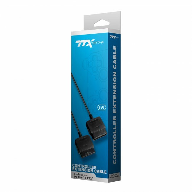 2X NEW Extension Cables for Playstation 1 & 2 Controller “6FT”