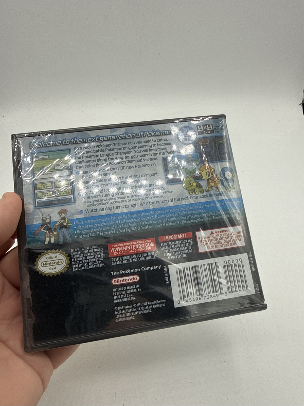Pokémon Diamond Version Nintendo DS Brand New Factory Sealed Authentic Mint