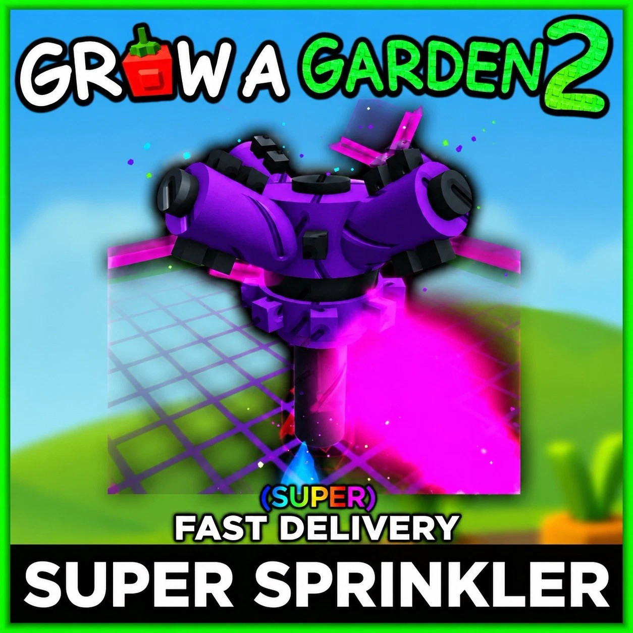 🌻Buy 2 get 1 free Grow A Garden 2 | Super Sprinkler | GAG2 Fast & Easy ✅