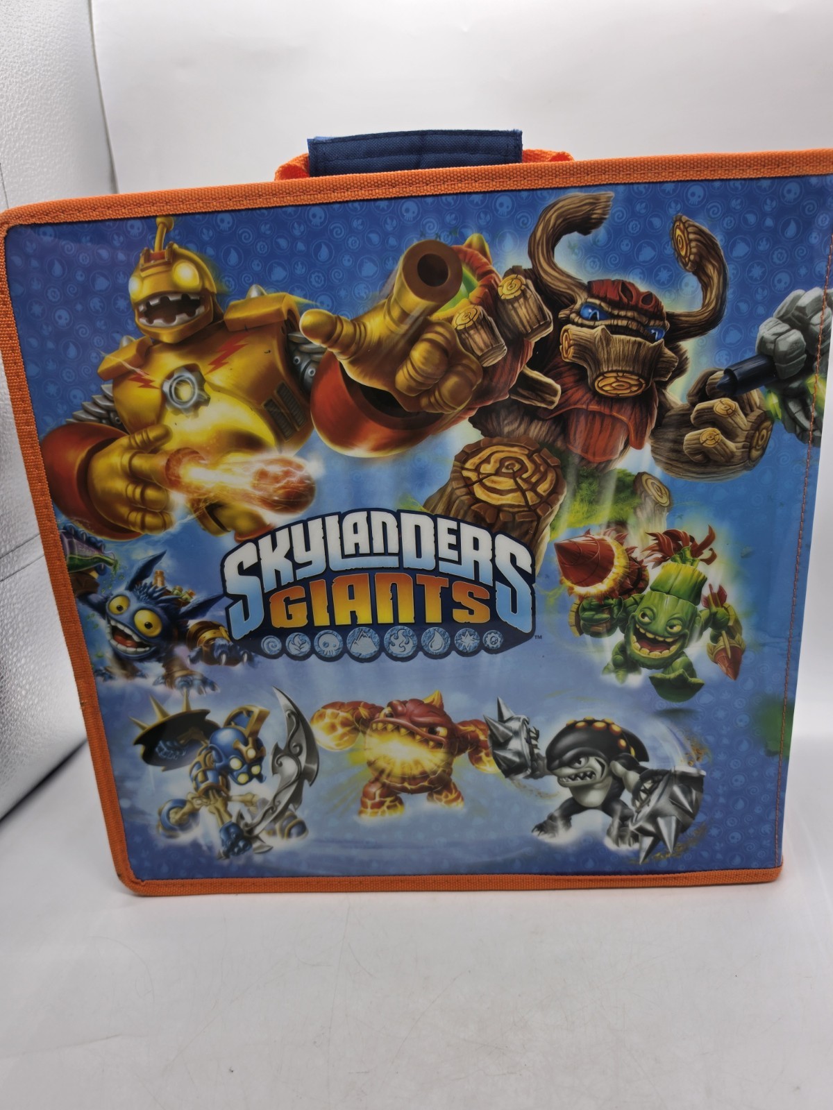 Skylanders Giants Blue Square Storage and Carrying Case Brand New Mint