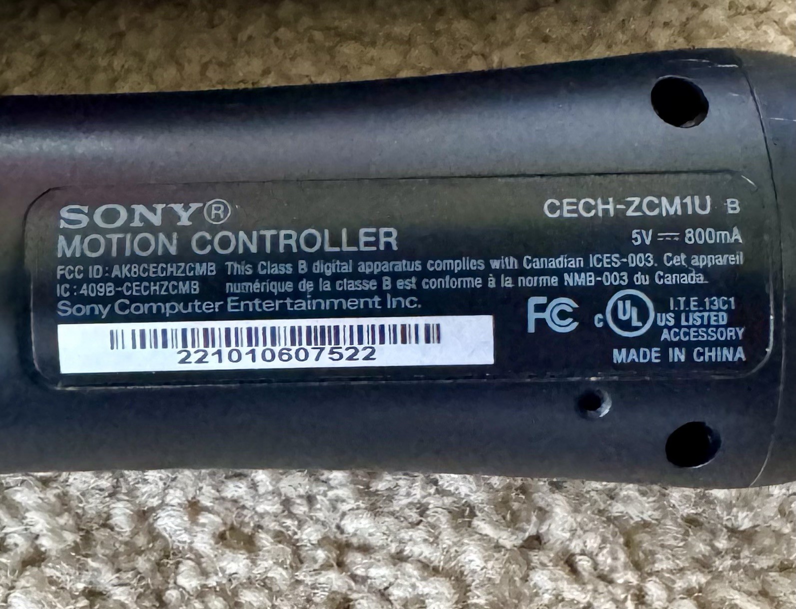Sony PlayStation 3 PS3 Move Sharp Shooter CECHYA-ZRA1 w/ Motion Controller