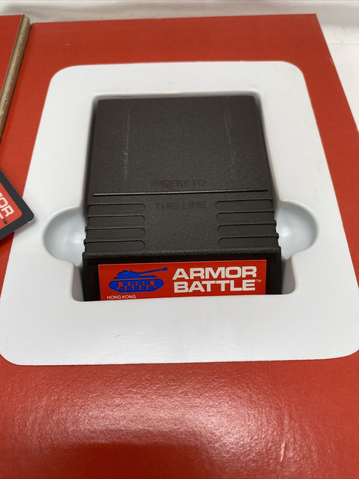 ARMOR BATTLE Intellivision video game Complete Tested Mattel Electronics