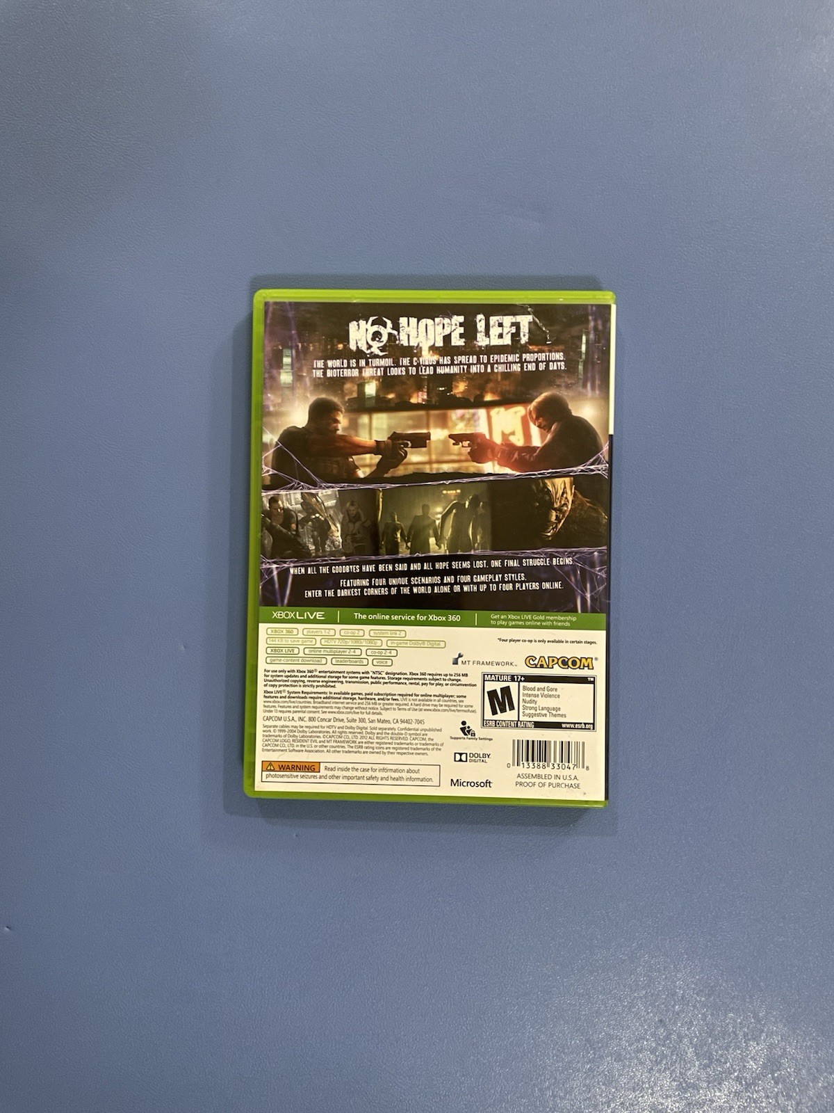 Resident Evil 6 Microsoft Xbox 360 2-Disc Set Tested & Working