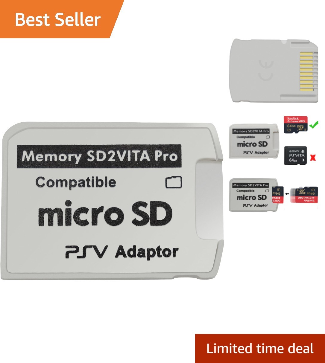 Ultimate Version SD2Vita 5.0 Adapter for PS Vita – Boost Performance & Capacity