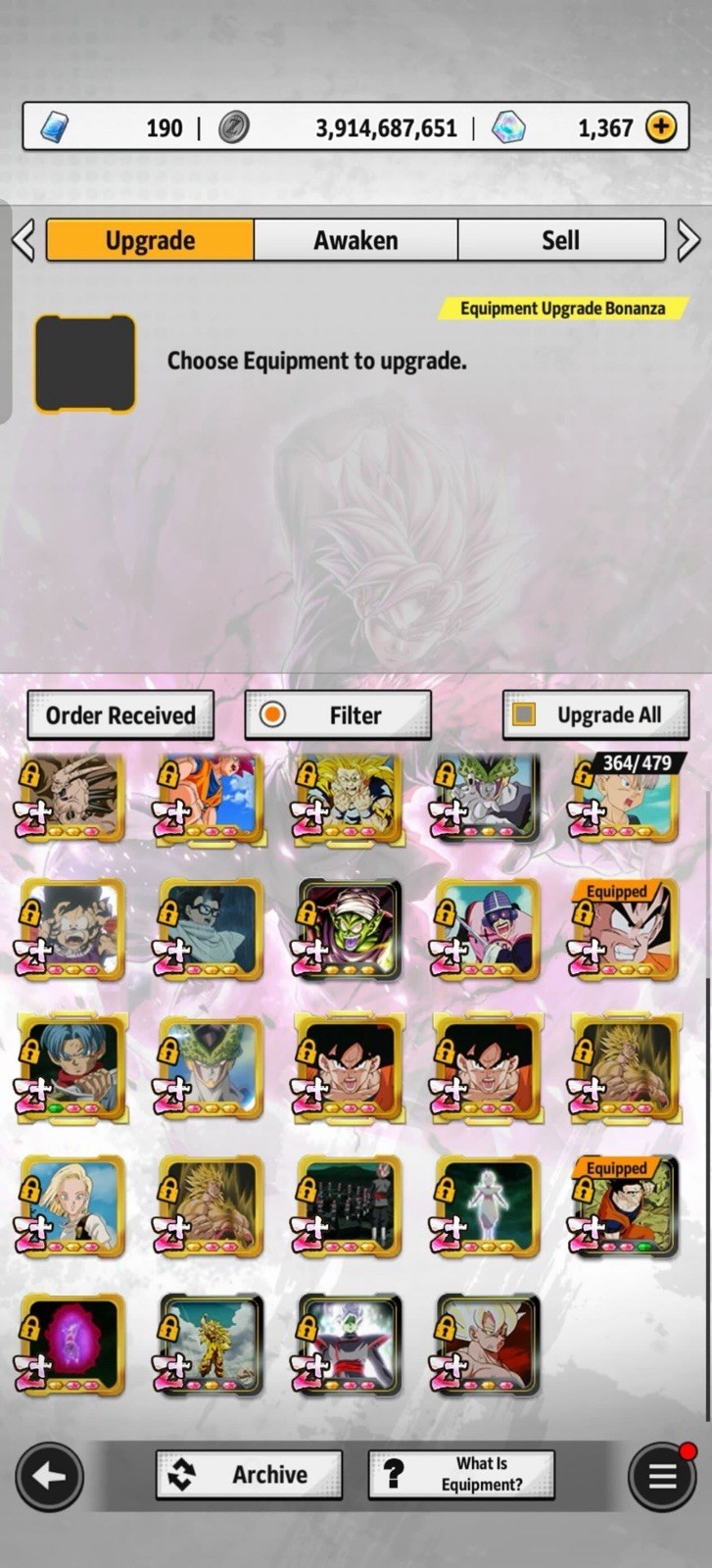 Dragon Ball Legends Endgame Account || 11 Summonable UL || 6 LR || Stacked Acc