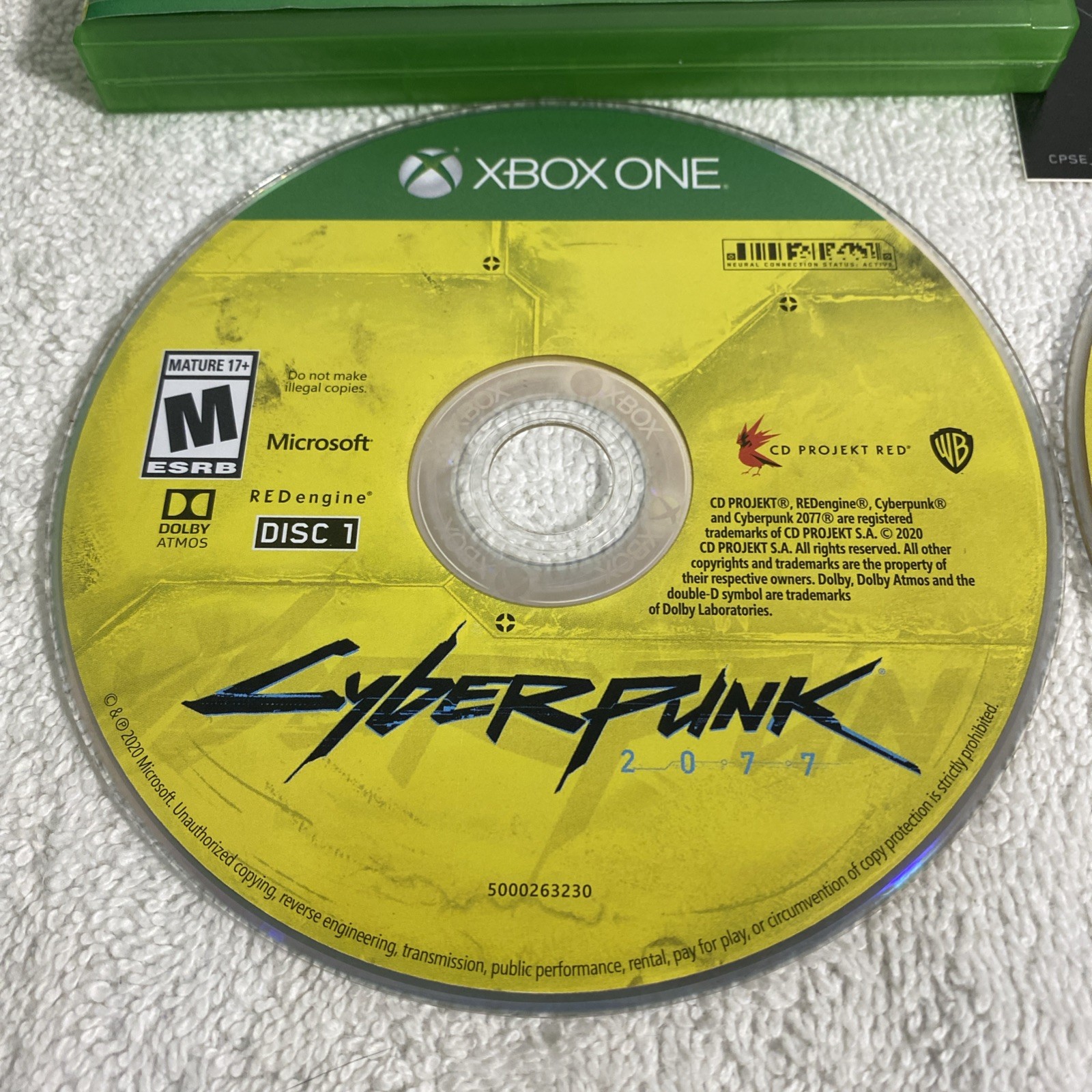 Cyberpunk 2077 Xbox One Open Word Action Sci-Fi Guns Loot RPG Skills Gore M