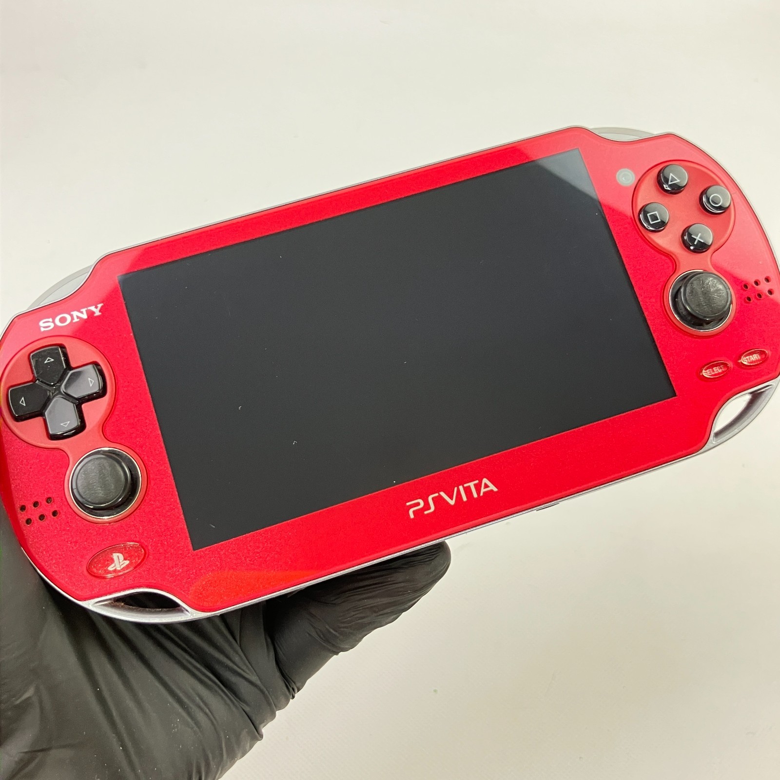 Refurbished PS Vita PCH-1000 Sony PlayStation Cosmic Red Console Only Works Fine