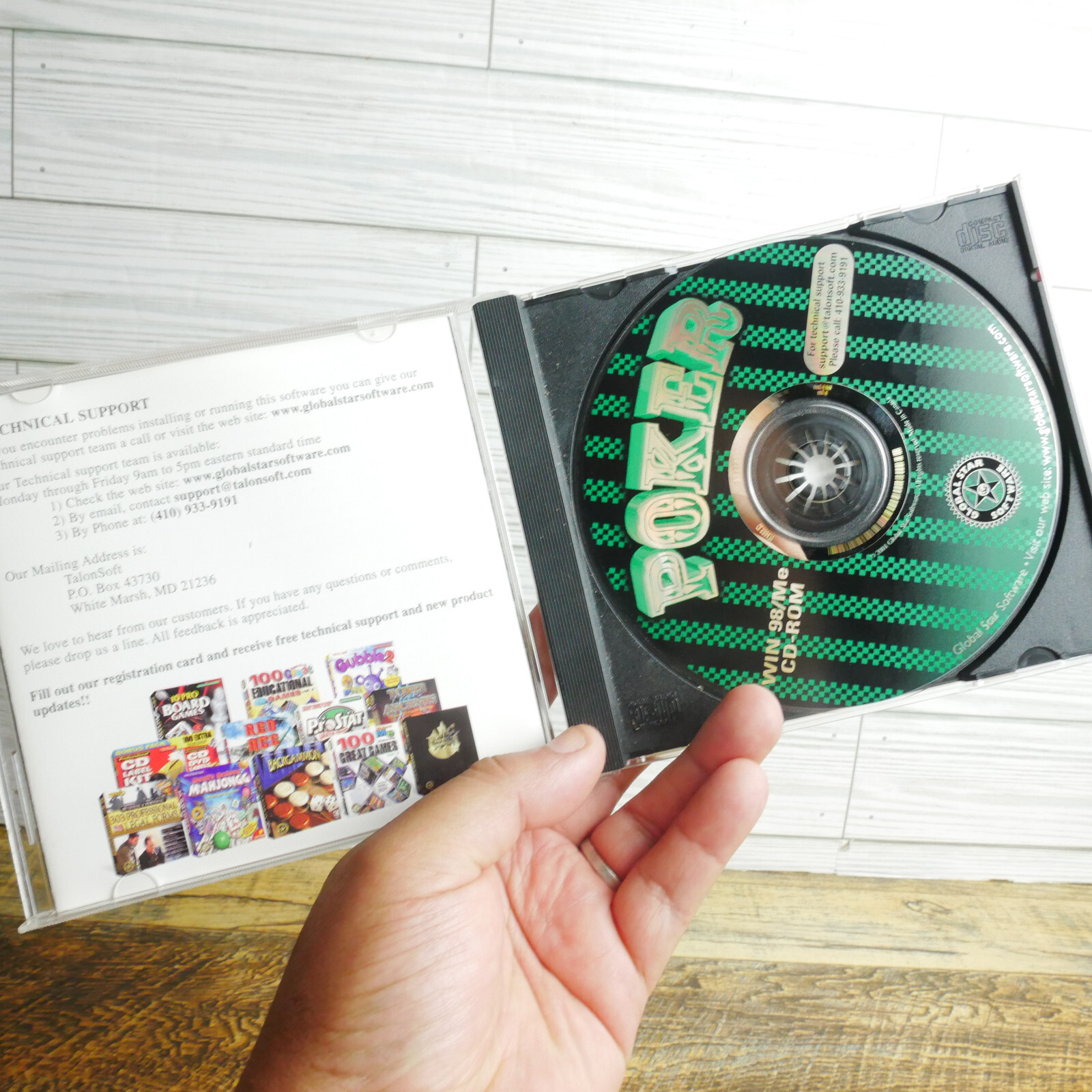 Poker Global Star Software Casino/Card Games Win 98/Me CD-ROM