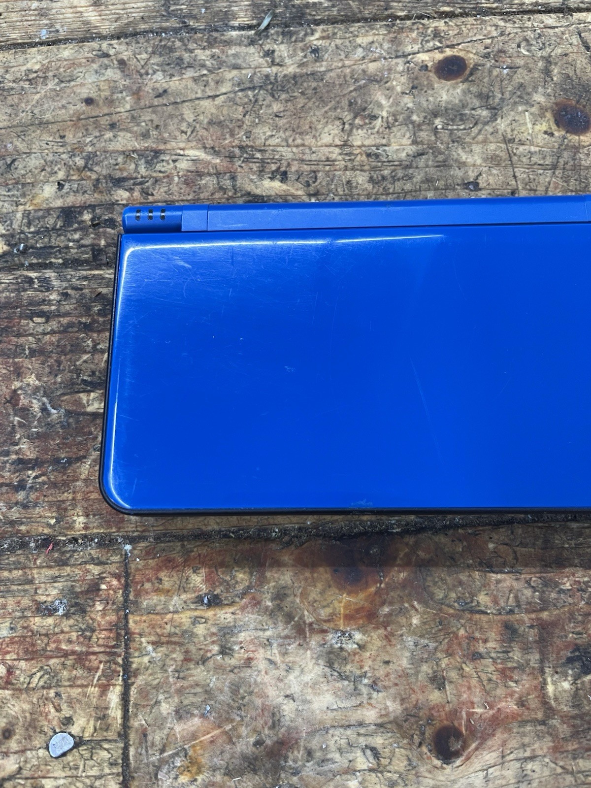 Nintendo DSi XL Blue/Black Handheld Console Wi-Fi Charger Cable & Zoolz Game