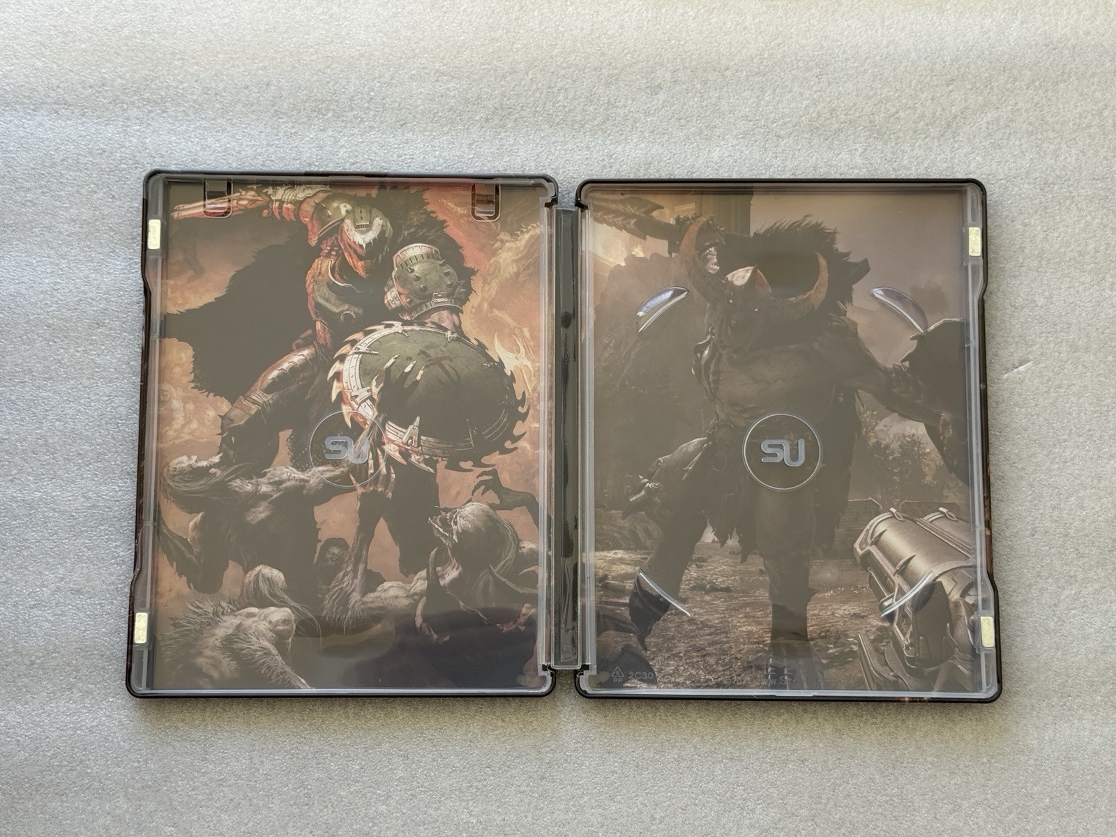 Doom The Dark Ages Custom made Steelbook/SteelUp Case PS4/PS5/Xbox (No Game) New