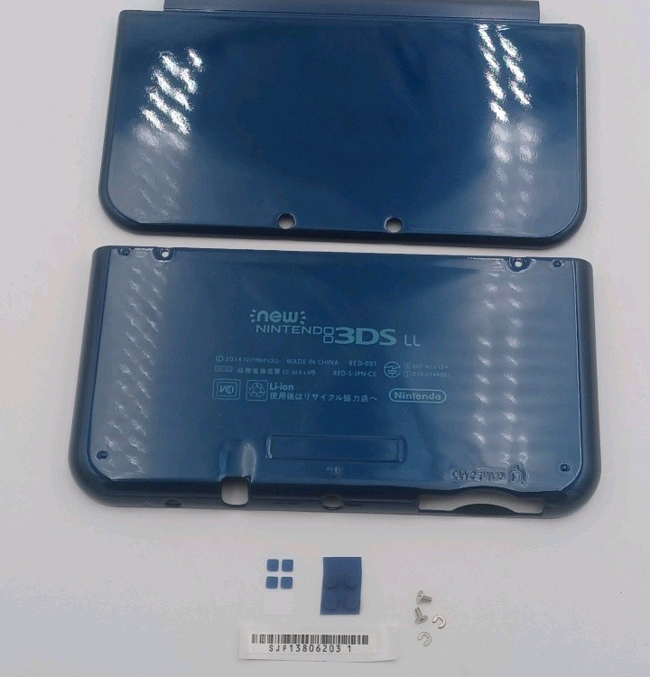 New Nintendo 3ds Xl LL Replacement Shells Make your Combination+ Rubbers +Label
