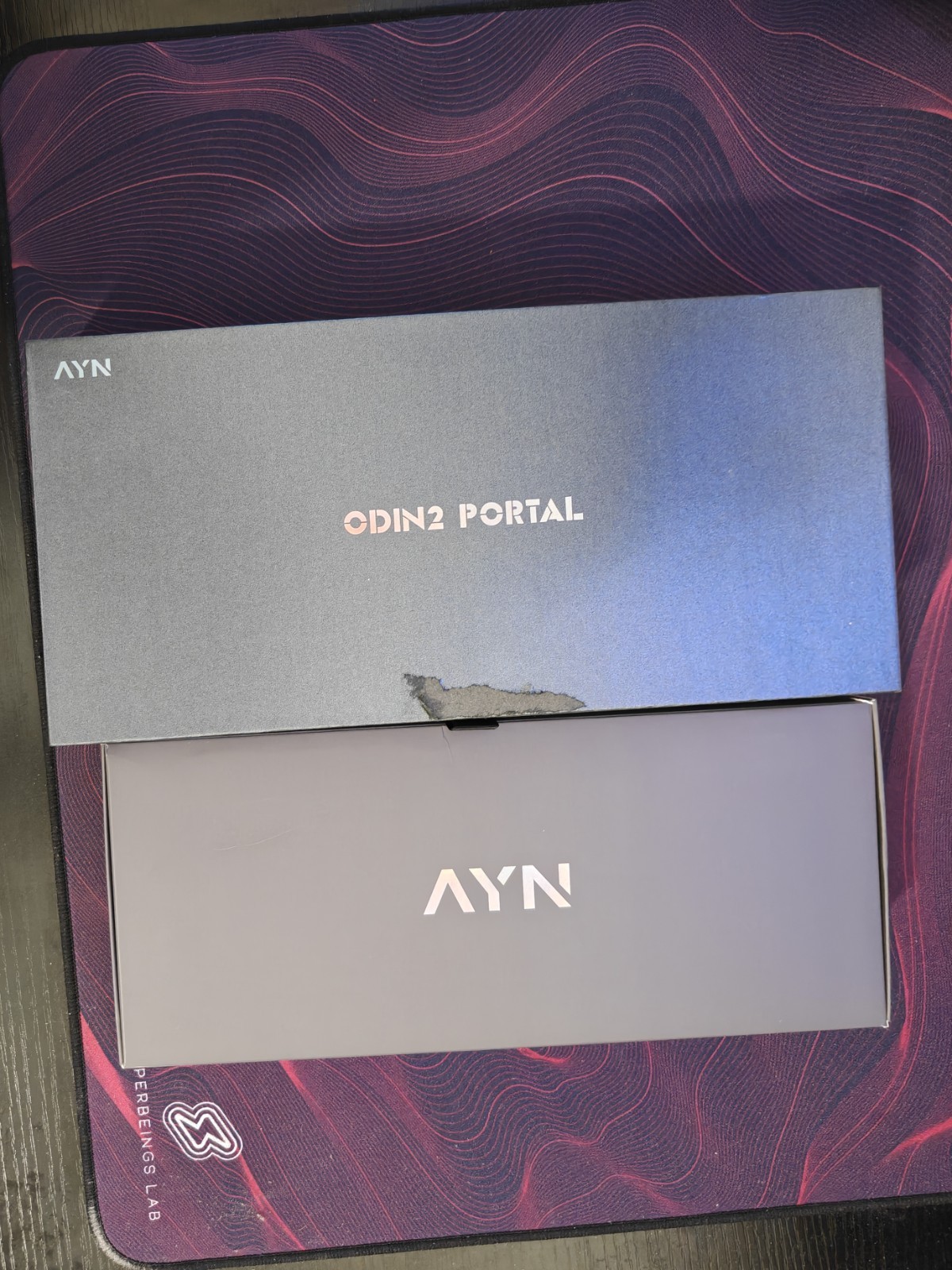 AYN Odin 2 Portal 8GB RAM 128GB storage Black /w Indigo Ergonomic Grip