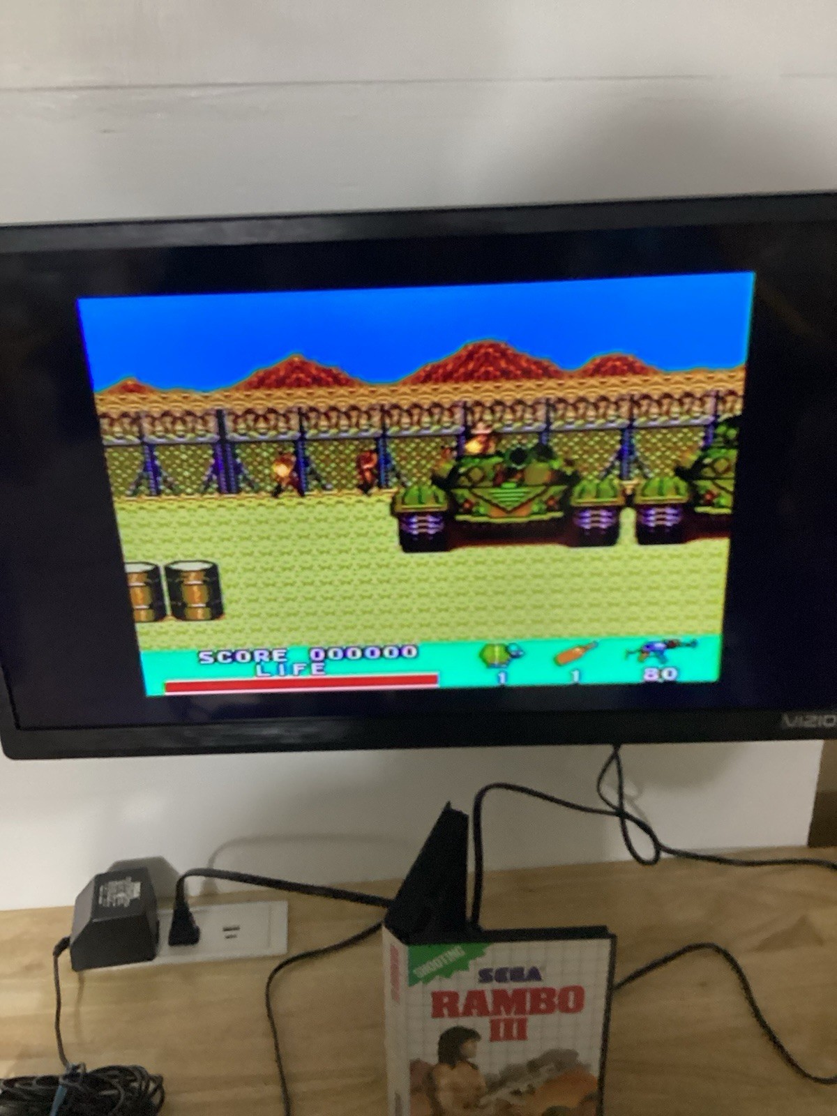 Rambo III Sega Master CIB Complete TESTED