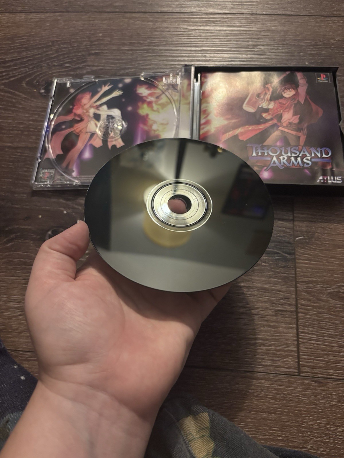 Black Label Thousand Arms PS1 CIB w/ Card and 3/4 Stickers