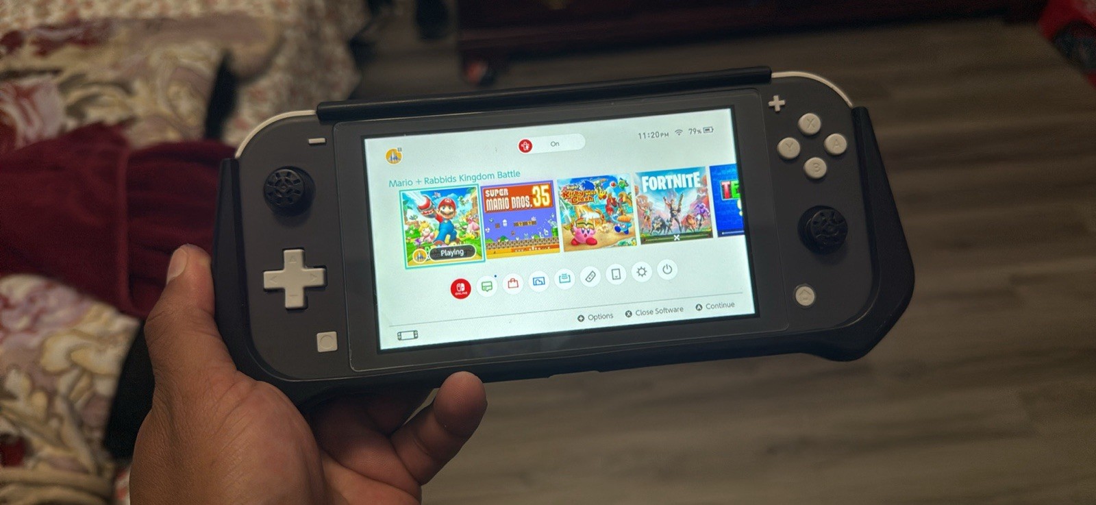 Nintendo Switch Lite Gray/Black Handheld Console 32GB Wi-Fi 720p Region Free