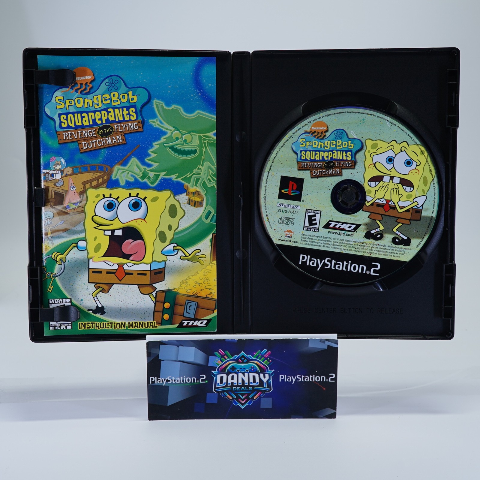 SpongeBob SquarePants Revenge of the Flying Dutchman PS2 CIB W/ Manual – PlaySta