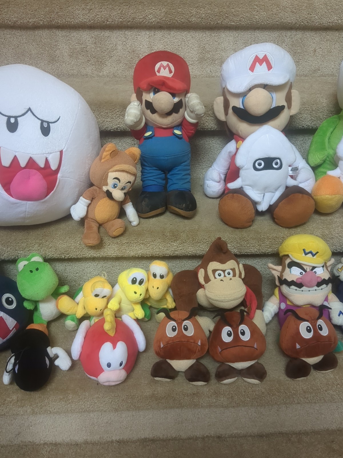 Nintendo Super Mario Plush Rare Japan Prize Toys All Star 2011 Yoshi Donkey Kong