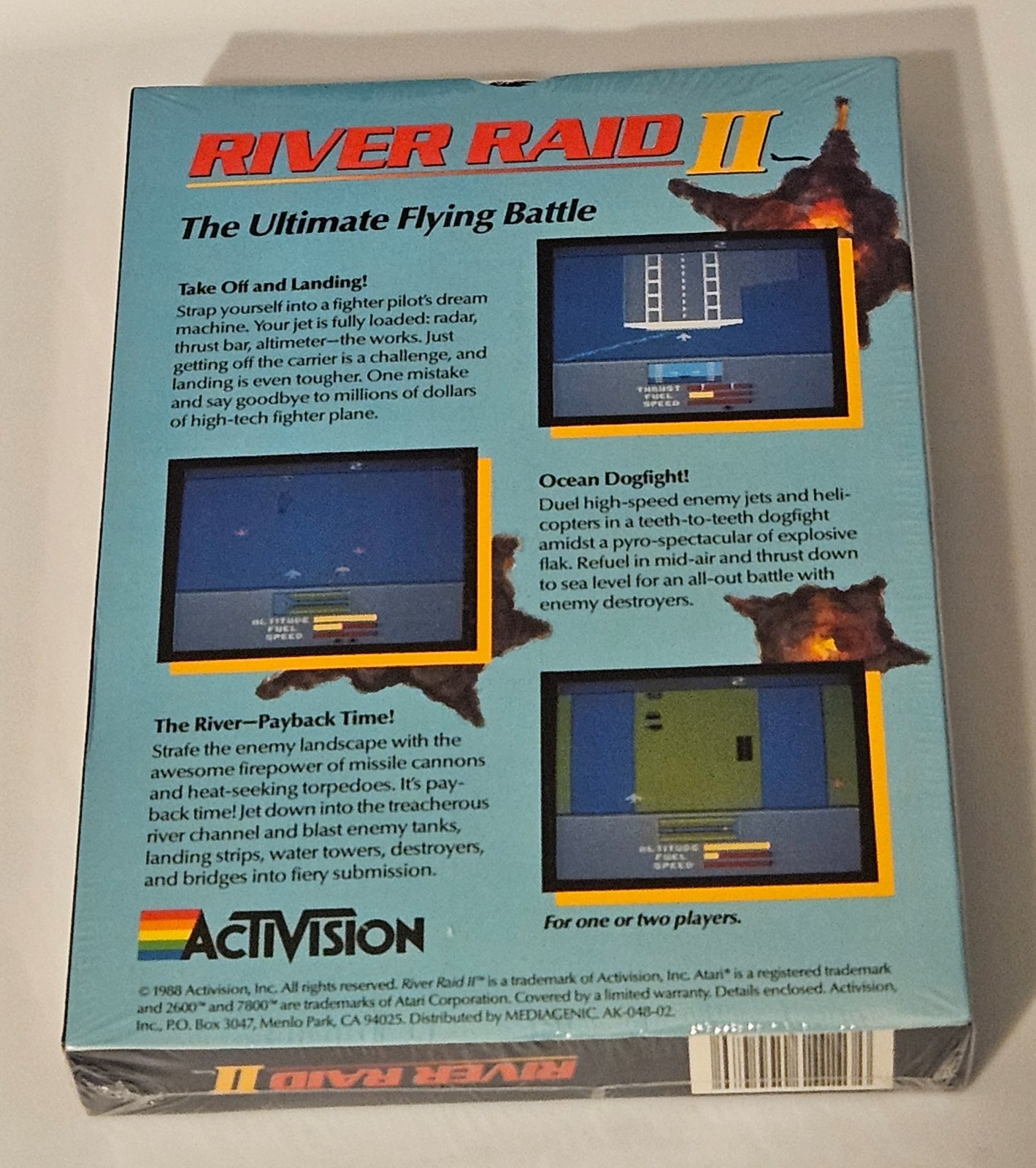 River Raid 2 II Atari 2600 New in Box NOS NIB BRAND NEW