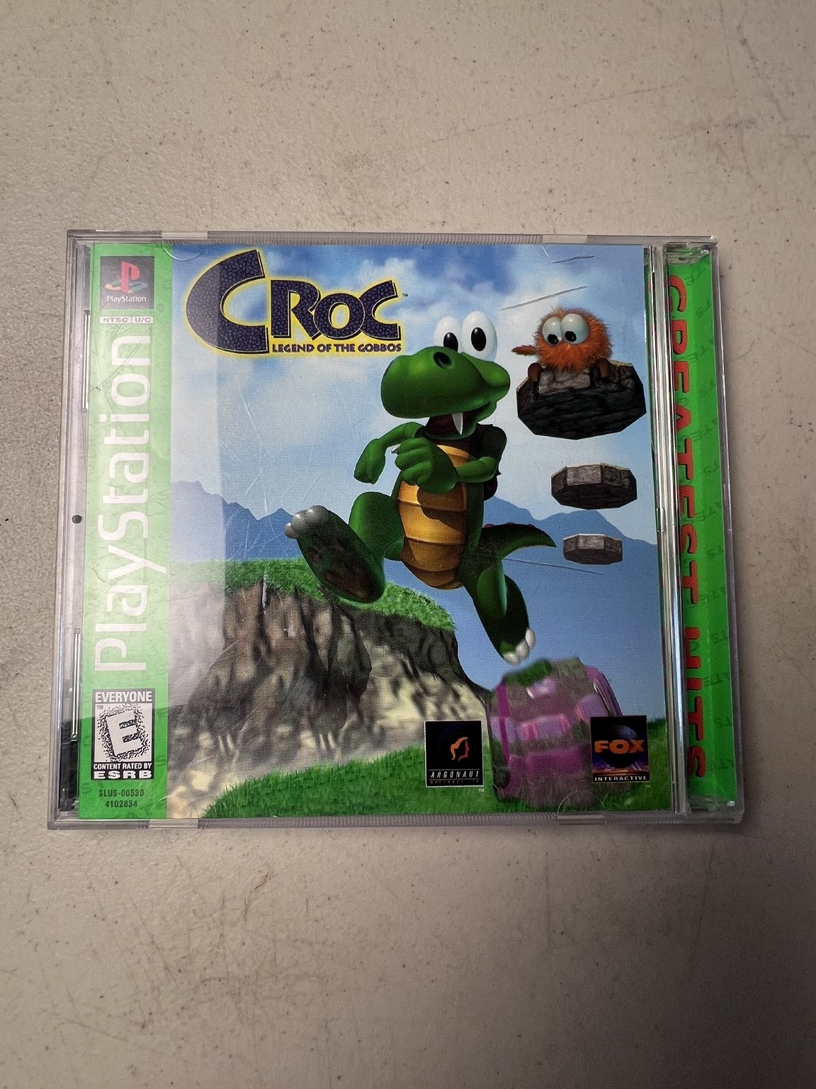 Croc Legend of the Gobbos Greatest Hits PlayStation Video Game 3D Platformer