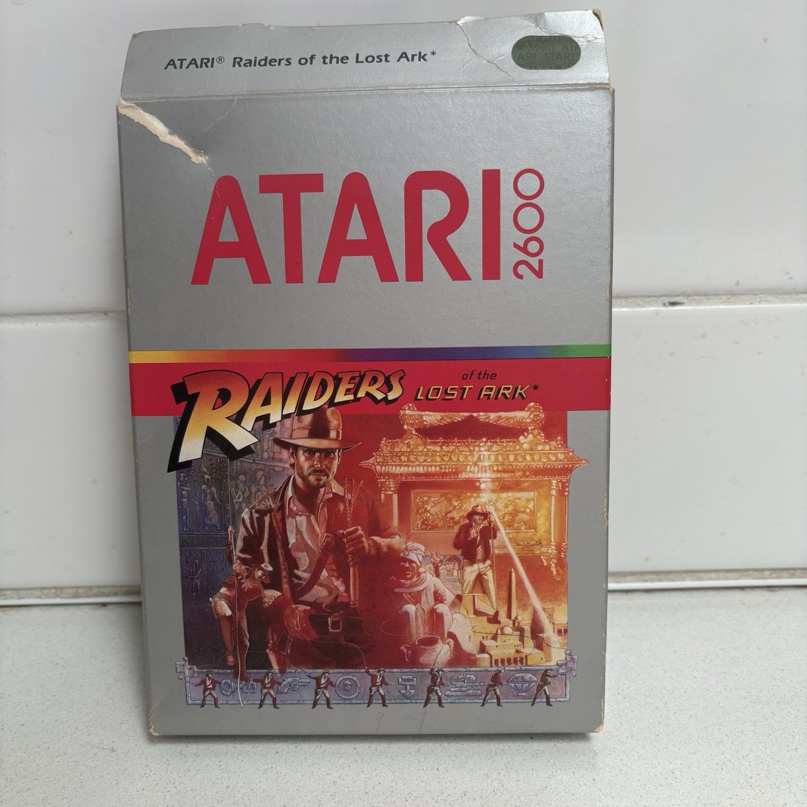 Raiders of the Lost Ark Atari 2600 Authentic Game Cartridge & Box