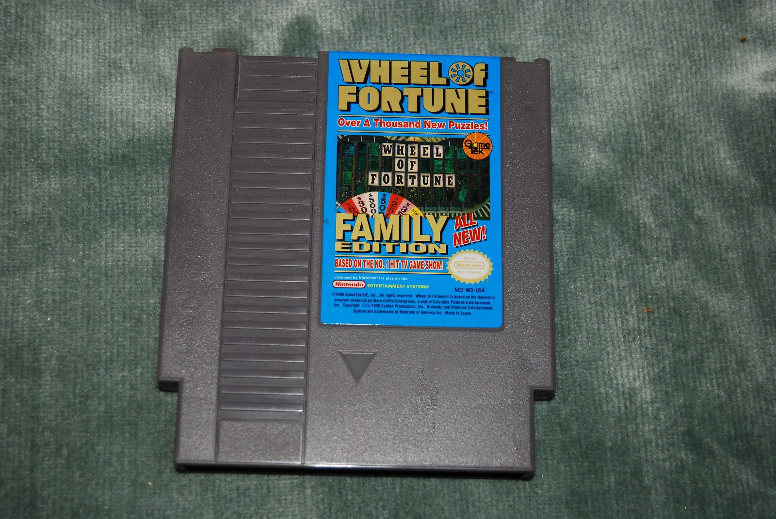 Wheel Of Fortune: Family Edition Cartridge for NES w/ Manual – Tested & Working
