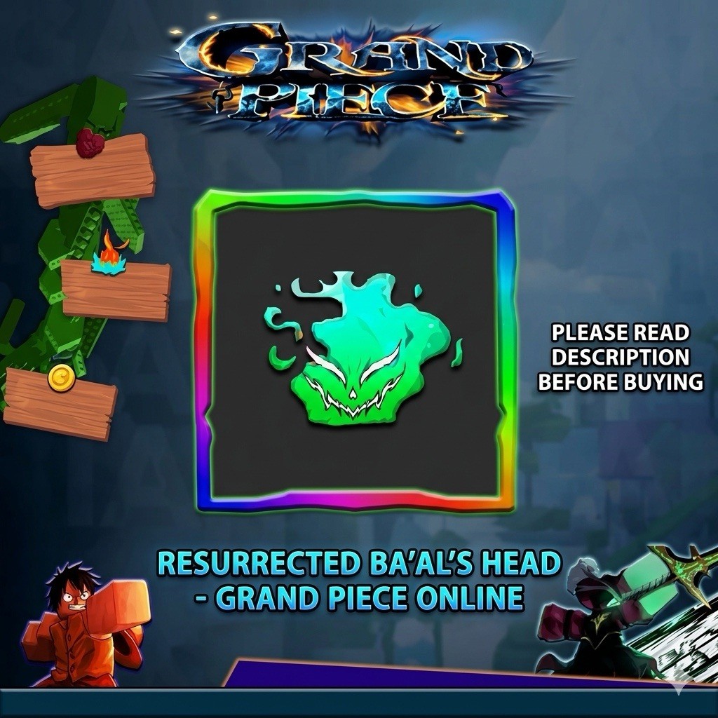 GPO | Grand Piece Online | Resurrected Ba’al’s Head | Cheap And Fast