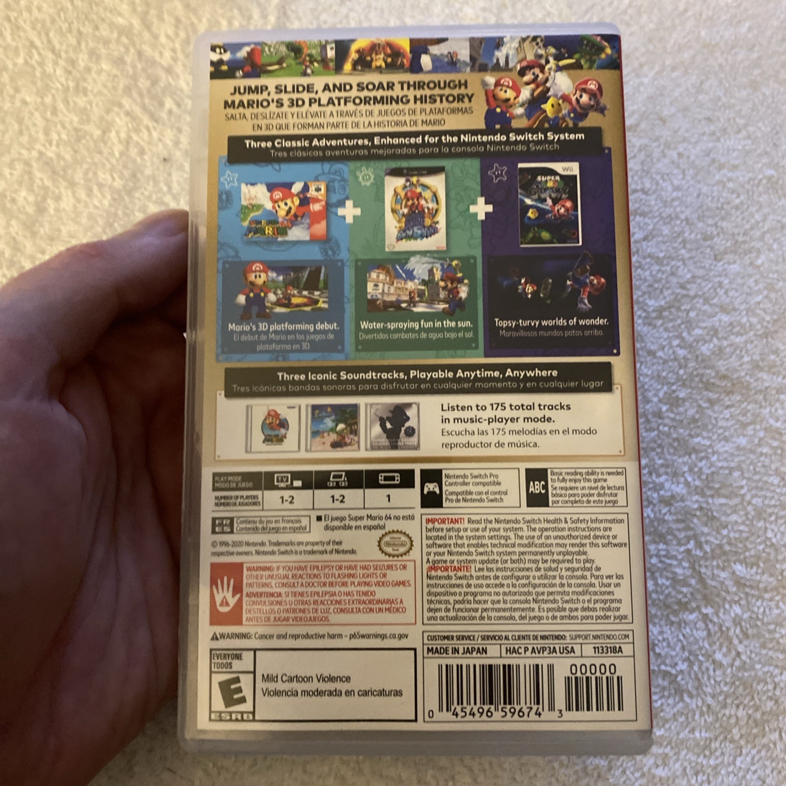 Nintendo Super Mario 3D All-Stars Multiplayer Platformer Game Nintendo Switch