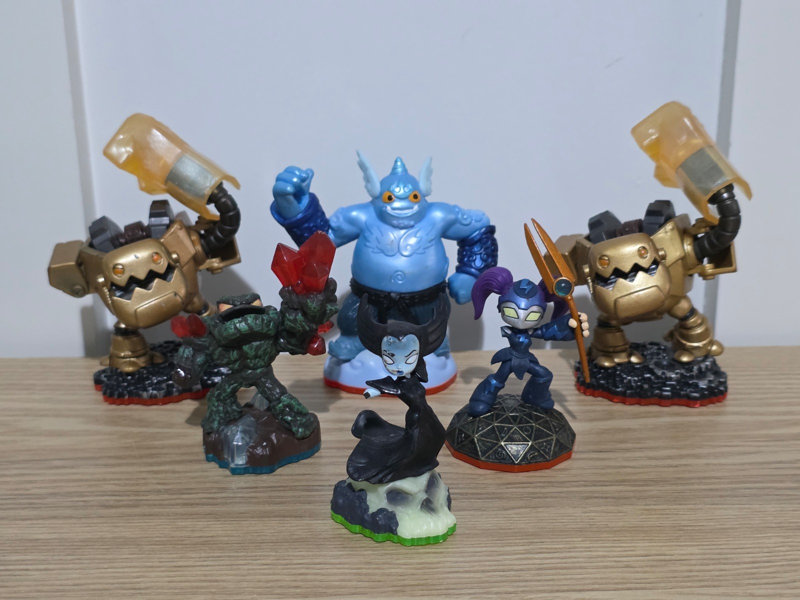 6x Rare Skylanders Hex Gusto Deja Vu Prism Break Jawbreaker (WORKING, Damaged)