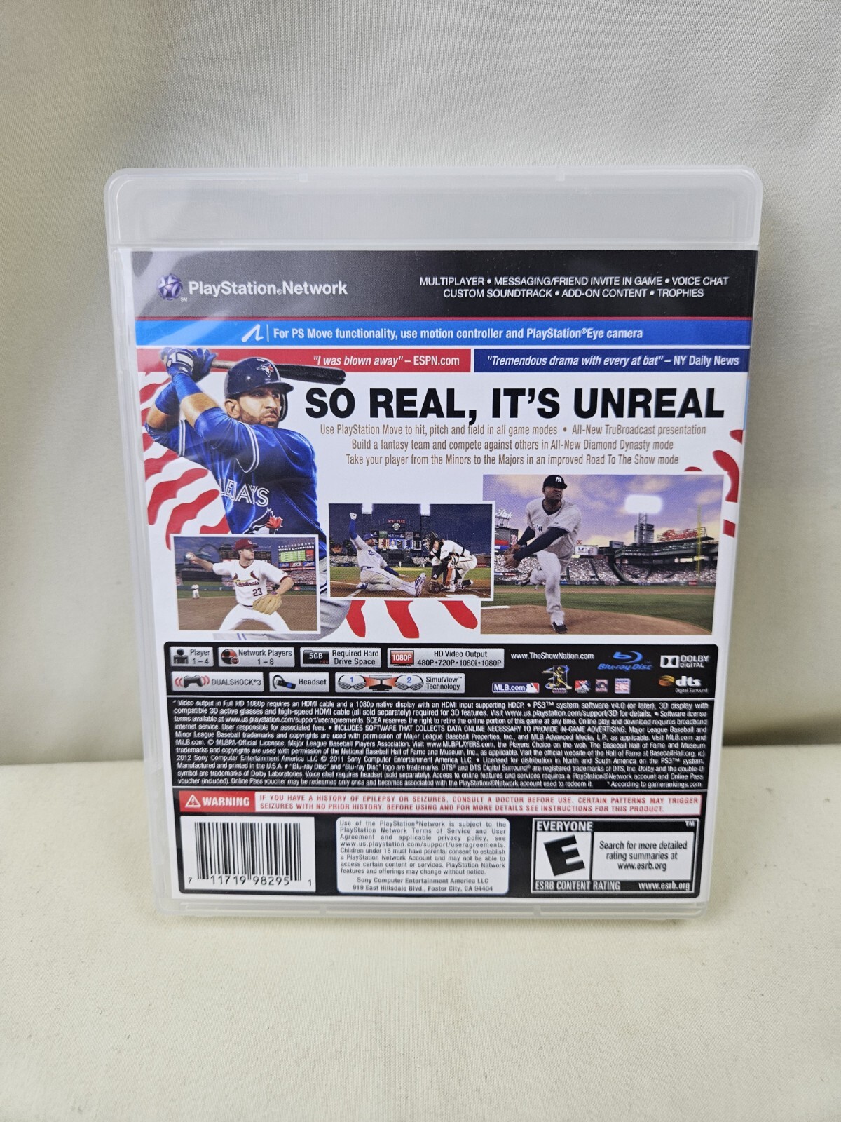 MLB 12: The Show -Sony PlayStation 3 PS3- CIB Complete Tested Video Game