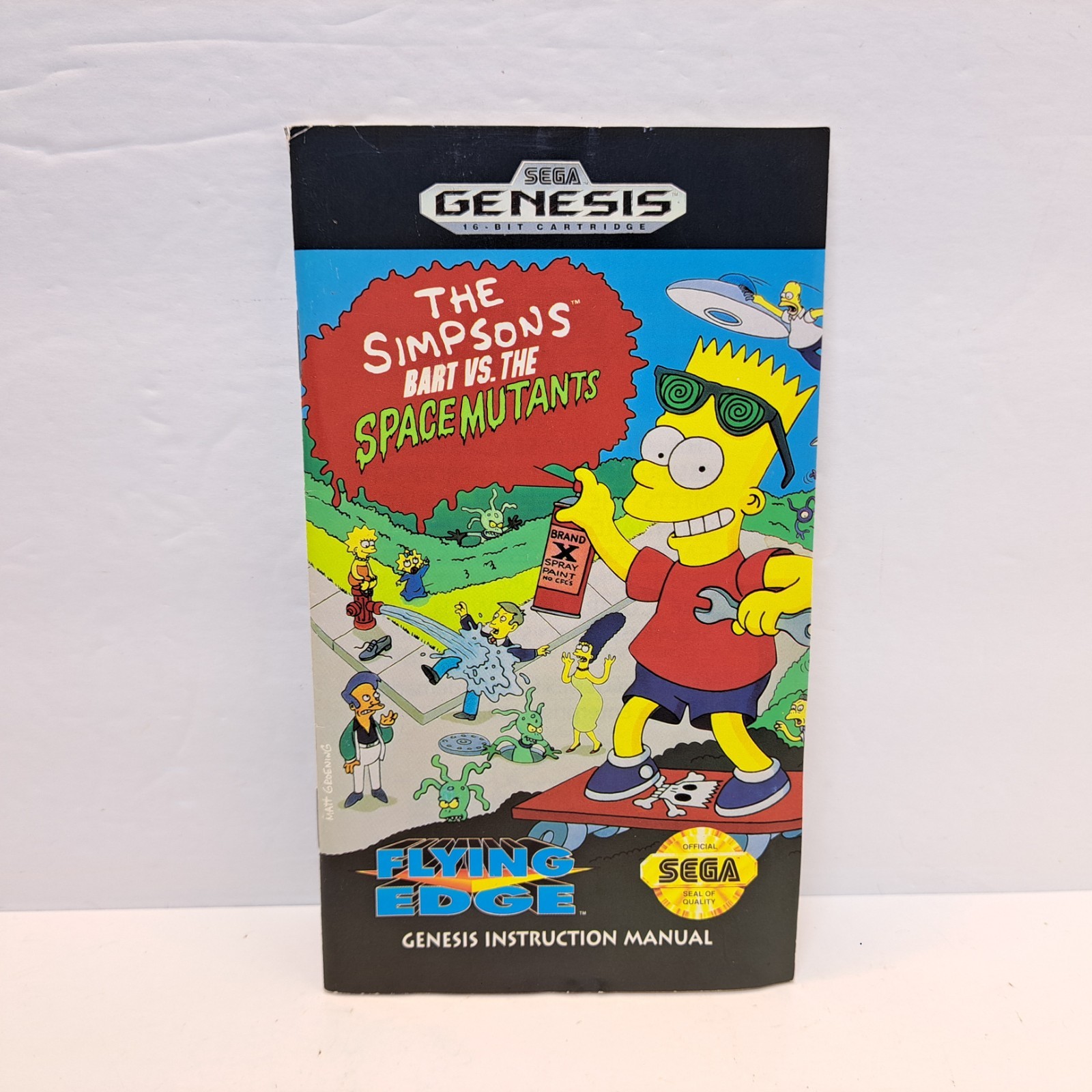 The Simpsons Bart vs The Space Mutants (SEGA Genesis) Cib TESTED Works