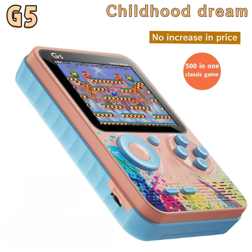 G5 500 in 1 MINI Video Game Handheld Game Players Portable Retro Video Console B