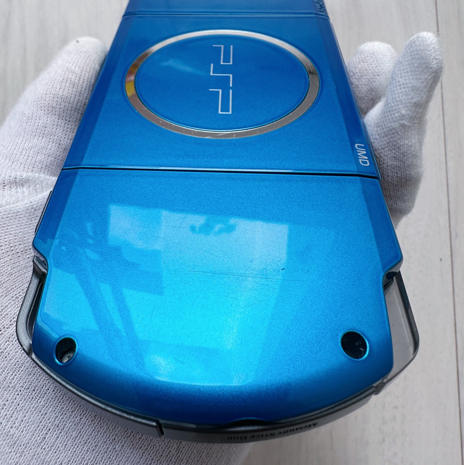 Sony PSP-3000 VIBRANT BLUE console w/ Battery Working