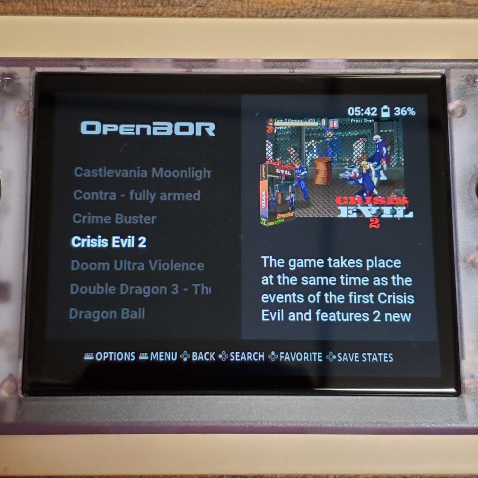 RG35XX H Anbernic Retro Handheld Game Console ROCKNIX OS~ PURPLE Shell 16G+128G