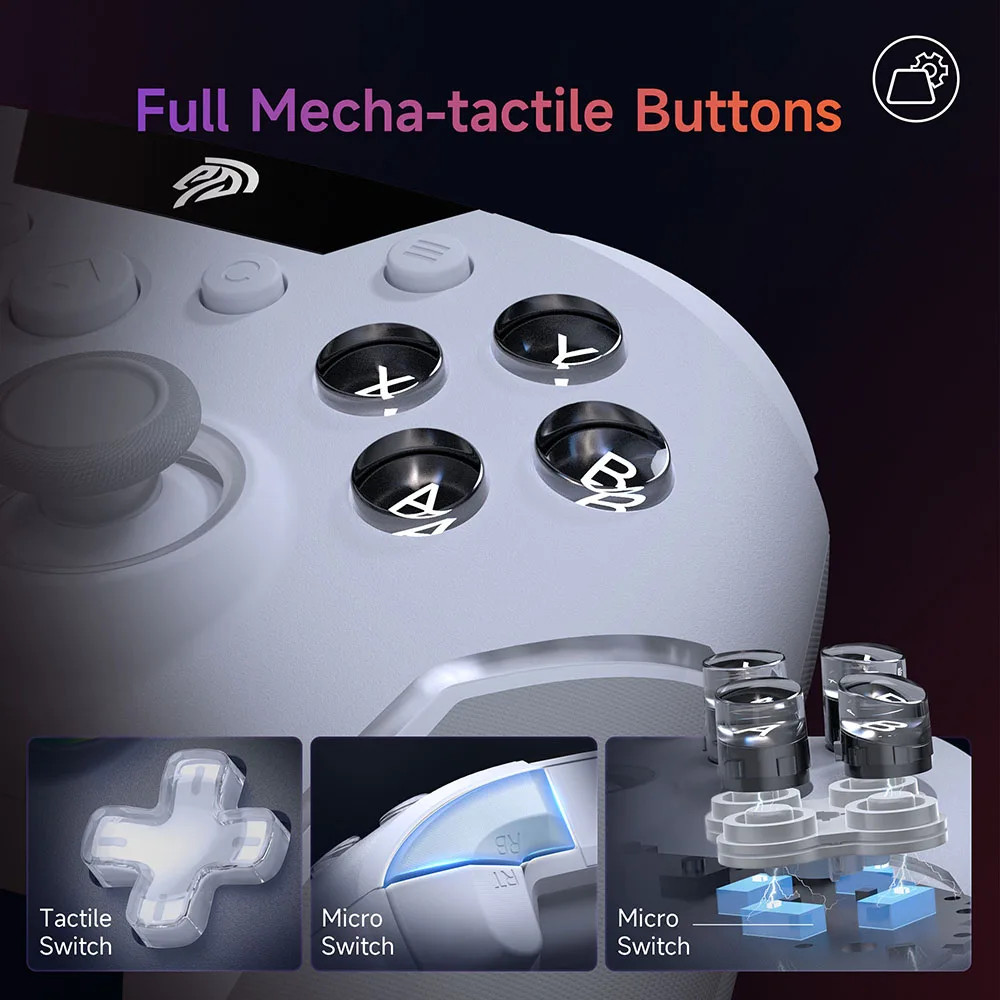 EasySMX X20 Enhanced Wireless Gamepad Compatible with PC/NS/TV/Phone/Laptop
