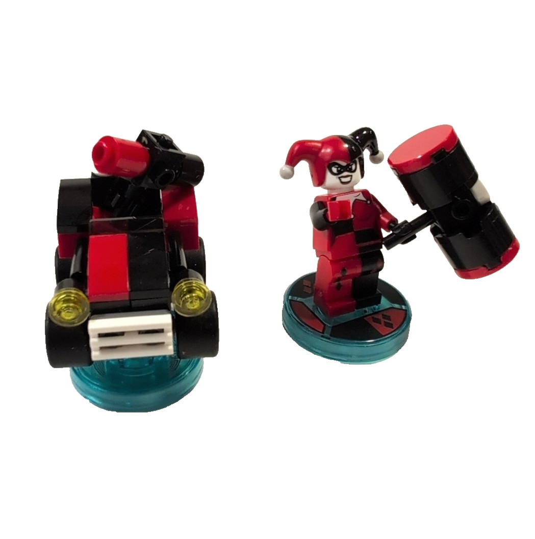 LEGO Dimensions DC Villains Joker & Harley Quinn Team with Vehicle & Helicopter