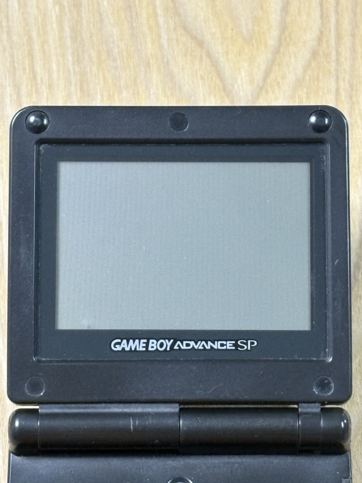 Nintendo Game Boy Advance SP AGS-001 Onyx Black Console Only Tested Working