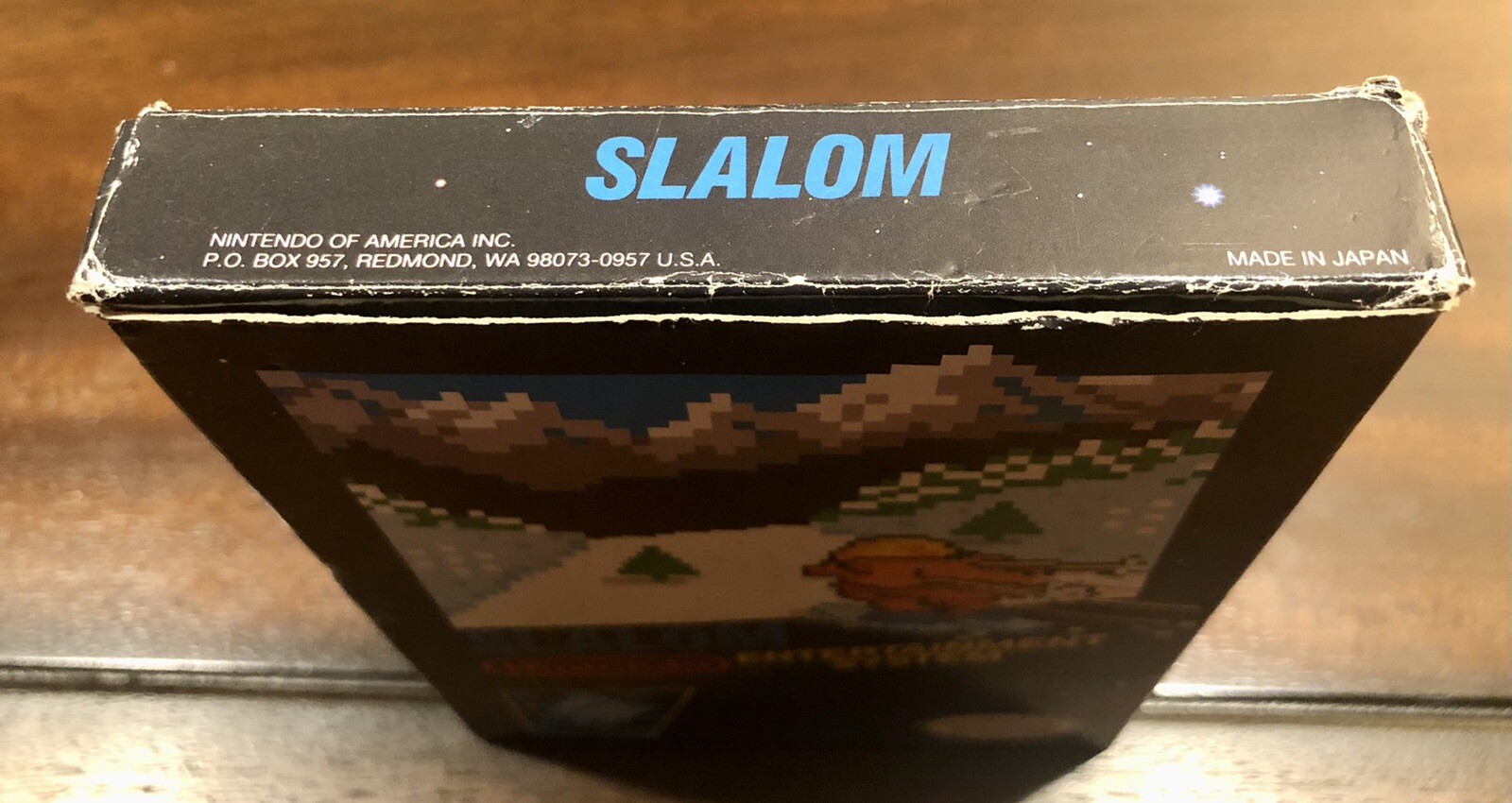 Slalom Complete in Box CIB (Nintendo, NES 1987) *OVAL SEAL VARIANT* RARE 🔥