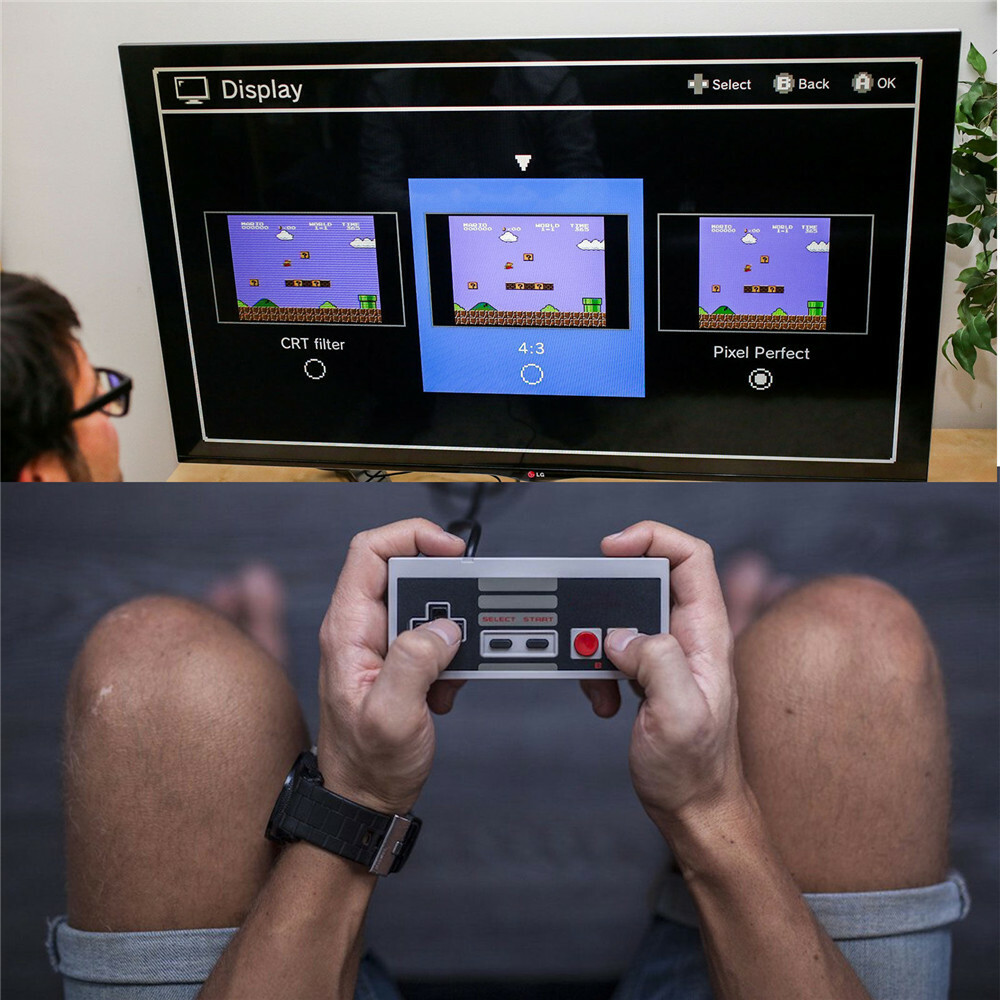 2Pack Classic Wired USB Controllers Gamepad for NES Gaming Windows PC Mac Linux