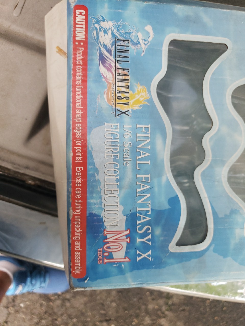Final Fantasy X Figure Collection #1 ! 1/6 Scale Box Only Super Rare LQQK!